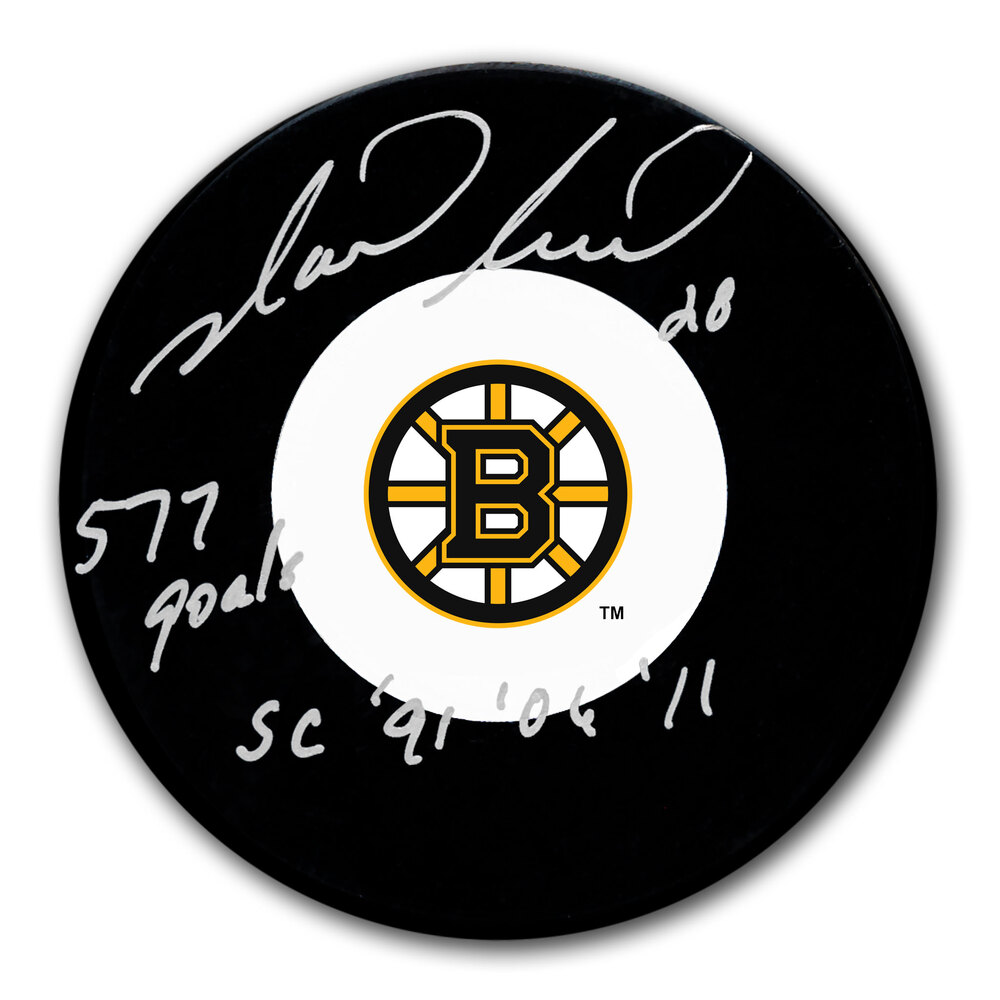 Mark Recchi Boston Bruins HOF SC Years Autographed Puck
