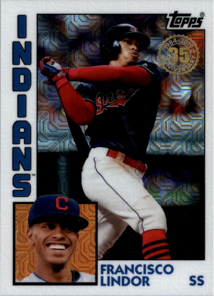 2019 Topps '84 Topps Silver Pack Chrome #T849 Francisco Lindor