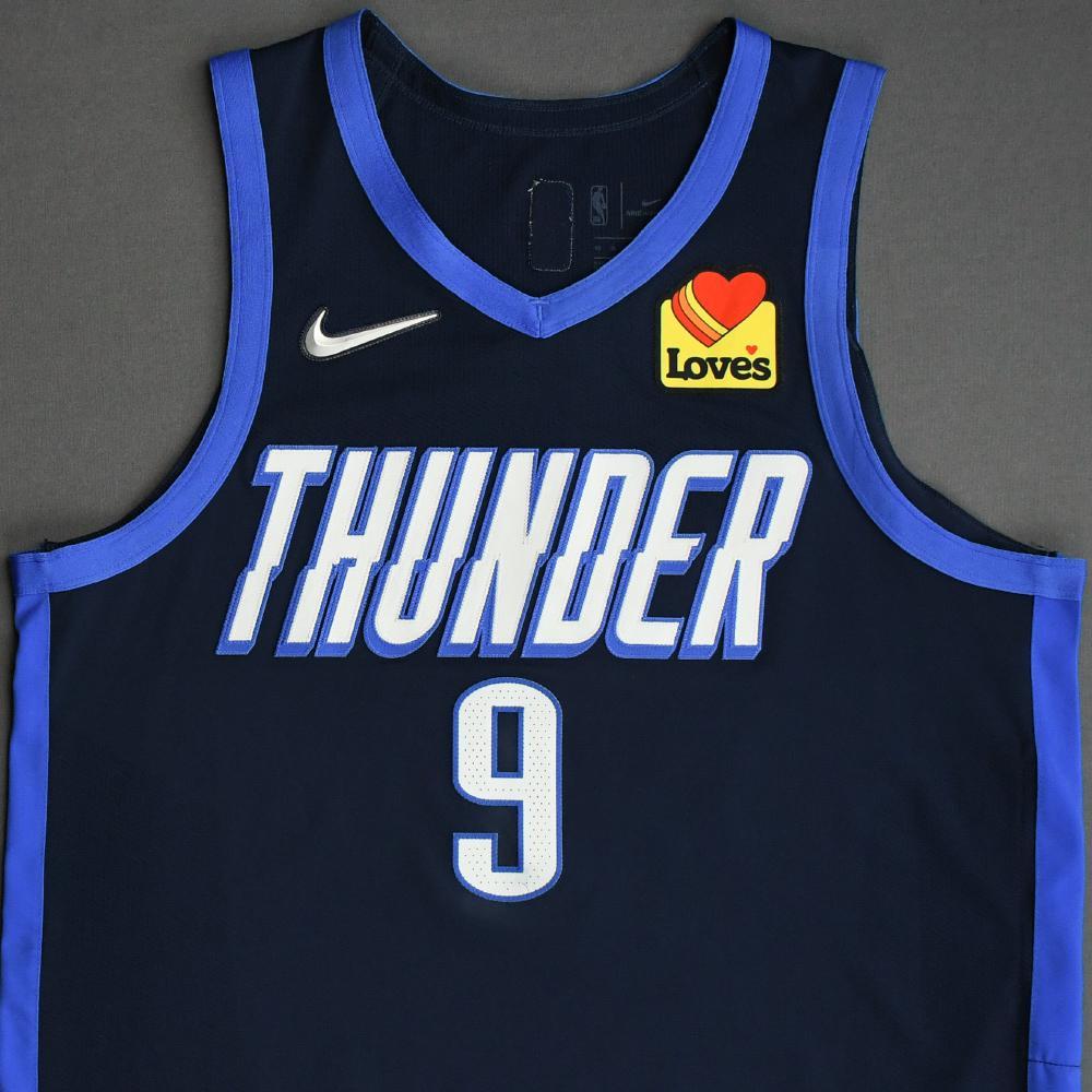Moses Brown Oklahoma City Thunder GameWorn Earned Edition Jersey