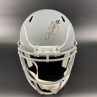 Eagles - Saquon Barkley Signed Slate Replica Helmet