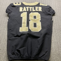 NFL - Saints Spencer Rattler Signed Authentic Jersey Size 42