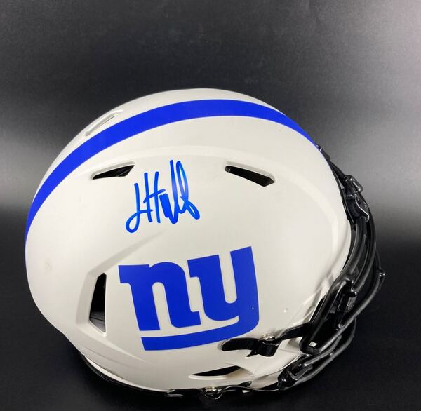 NFL - Giants Jalin Hyatt Signed Lunar Eclipse Authentic Speed Helmet