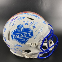 NFL - 2023 Draft helmet signed by Bryce Young, CJ Stroud, Anthony Richar...