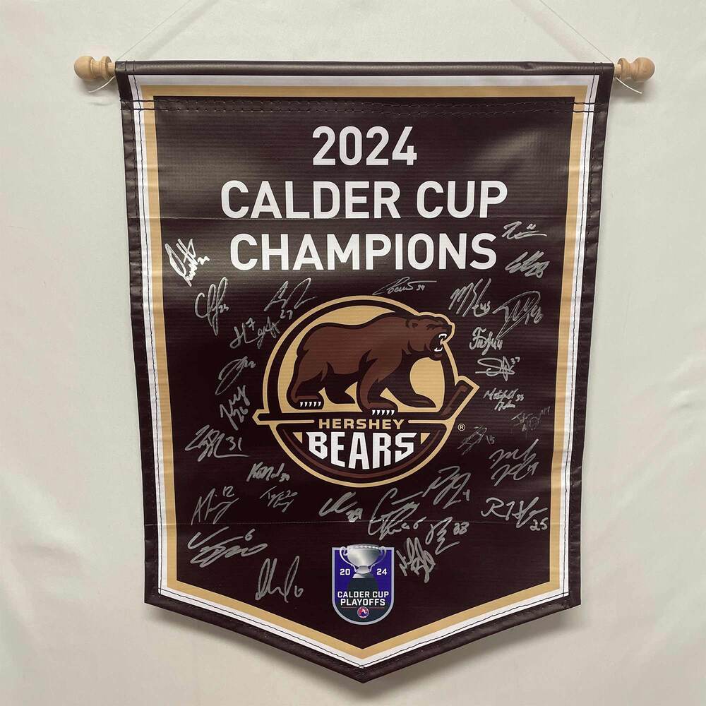2024 Hershey Bears Calder Cup Champions Team-Signed Banner