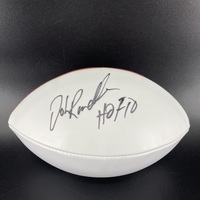 HOF - Vikings John Randle Signed Panel Ball With HOF 10 Inscription