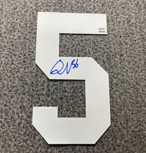 NFL - Colts Quenton Nelson Signed Jersey Number