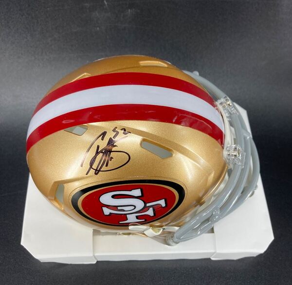 HOF - 49ers Patrick Willis Signed Mini Helmet
