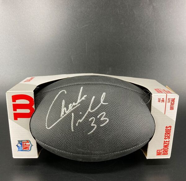 Legends - Bears Charles Tillman Signed Black Composite Football With Met...