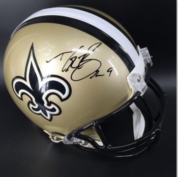 NFL - Saints Drew Brees Signed Proline Helmet