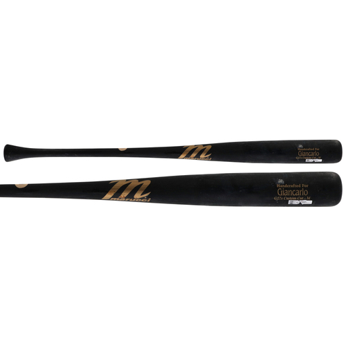 Giancarlo Stanton New York Yankees Game-Used Black Marucci Broken Bat vs. Toronto Blue Jays on April 12, 2021