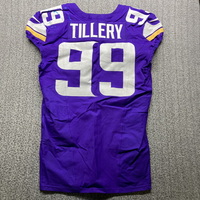 Crucial Catch - Vikings Jerry Tillery Game Worn Jersey (10/20/2024) Size 44