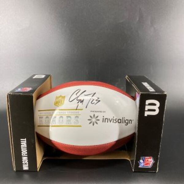 NFL - 49ers Christian McCaffrey Signed NFL Honors Football