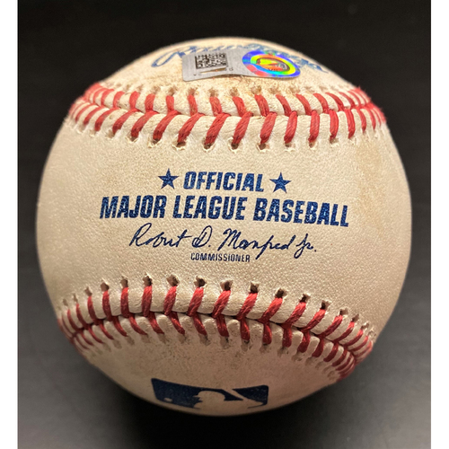 Photo of Game-Used Baseball: Shane Bieber Cleveland Indians Strikeout (MLB AUTHENTICATED)