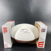 Panthers - Robby Anderson Signed Panell Ball With Panthers Logo