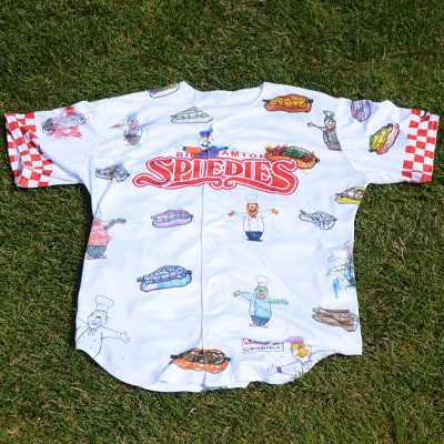 #35 Luis Moreno Binghamton Spiedies Jersey