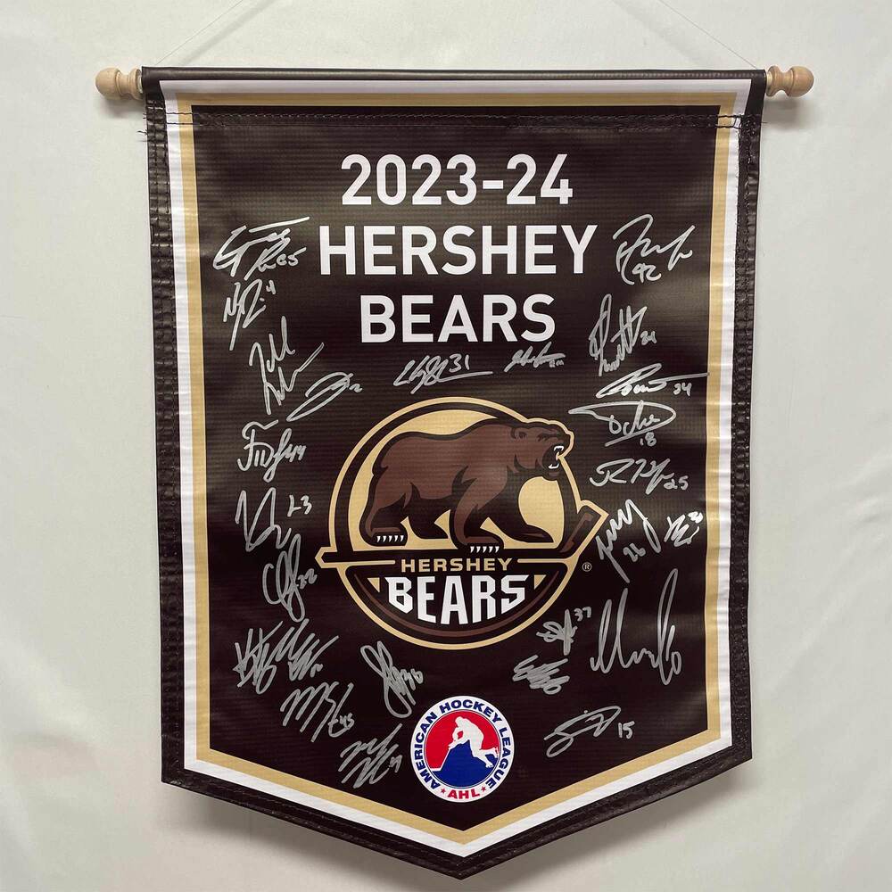 2023-24 Hershey Bears Team-Signed Banner