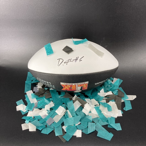 Eagles - Eagles DeVonta Smith Signed Commemorative Super Bowl LIX Panel ...