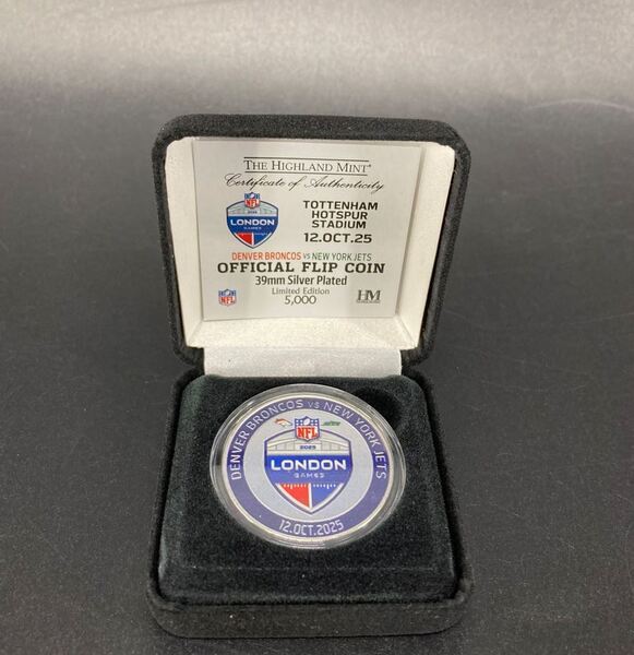 London Games - Commemorative Flip Coin - Broncos vs Jets 2025