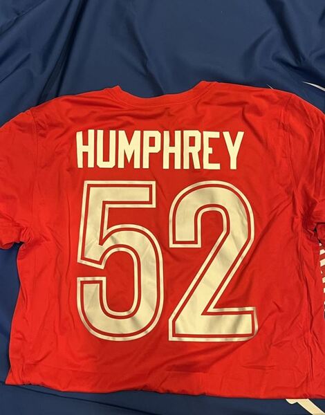 Pro Bowl Games - Chiefs Creed Humphrey Practice Worn Shirt - Worn 2.2.26