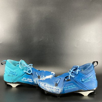 MCMC - Jets Solomon Thomas Game Worn Custom Cleats Supporting The Defens...
