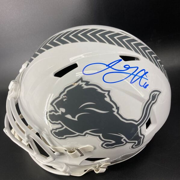 NFL - Lions Jared Goff Signed STS Replica Speed Helmet