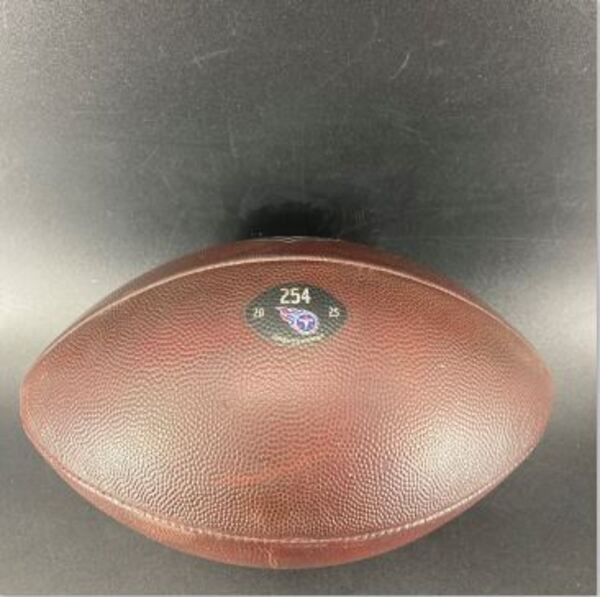 NFL - Titans Game Used Football (2025 Season) Individually Numbered 254 ...