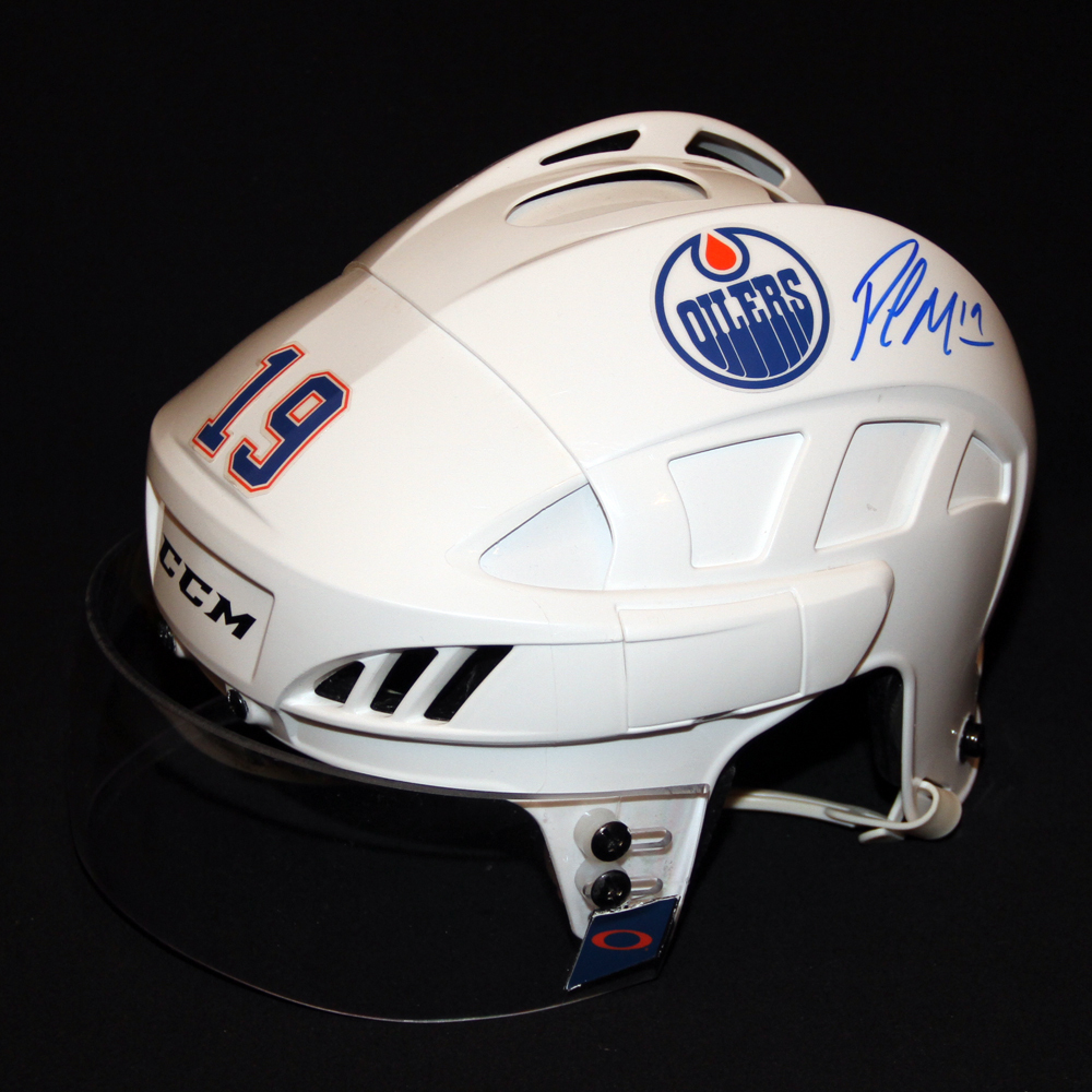Patrick Maroon 19 Autographed 201617 Edmonton Oilers Game Worn