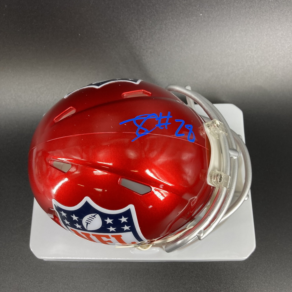 Bills James Cook Signed NFL Flash MiniHelmet The official auction site of the National