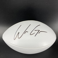Eagles - Will Grier Signed Panel Ball With 100th Season Logo