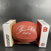 HOF - Rams Orlando Pace Signed Authentic Football with HOF 16 Inscription