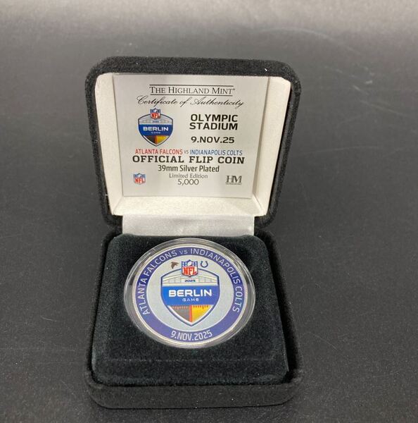International Games - Berlin Commemorative Flip Coin - Falcons vs Colts ...