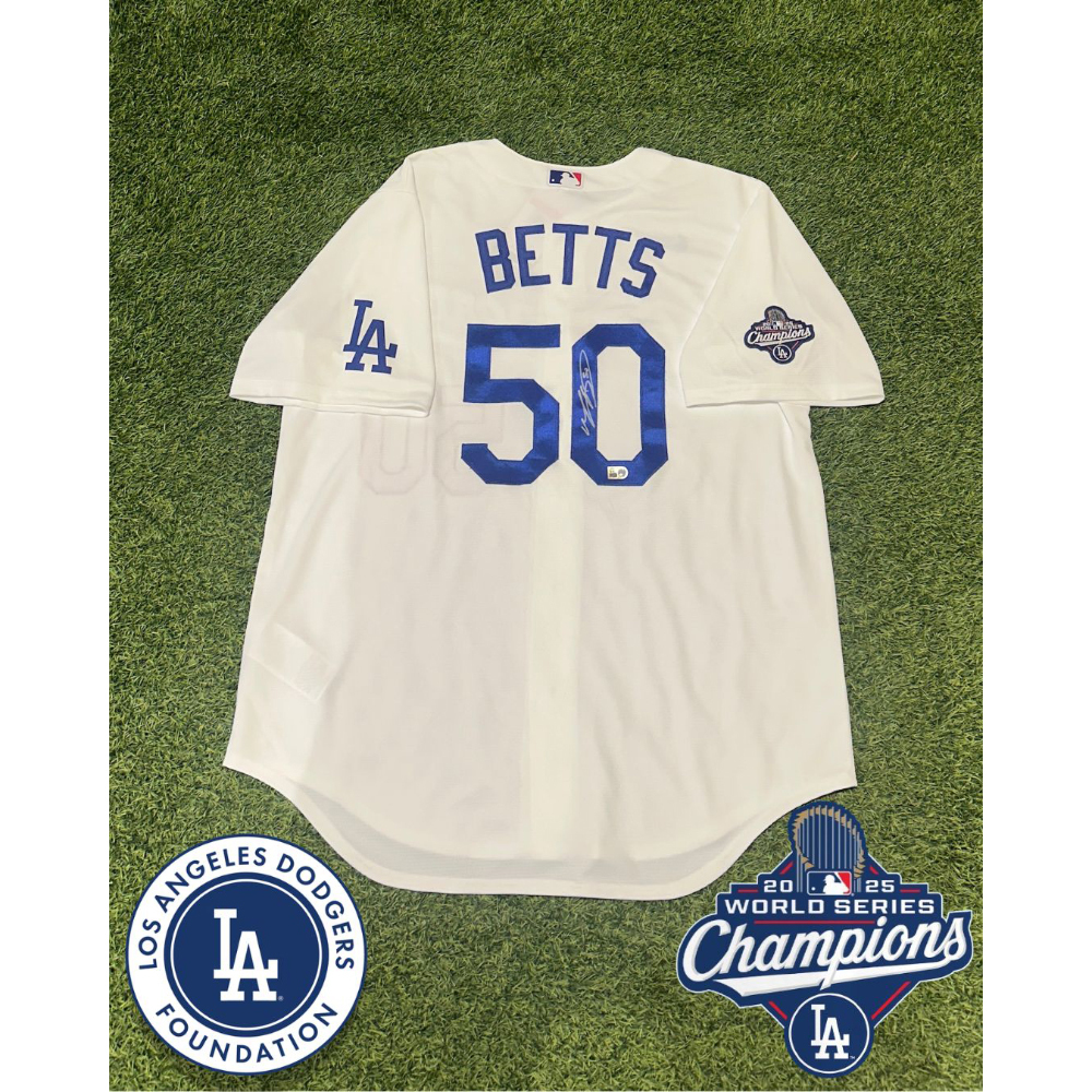 2026 Mookie Betts Autographed and MLB Authenticated Jersey - Size