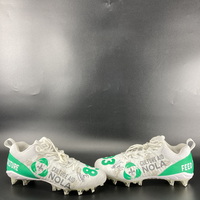 MCMC - Saints Juwan Johnson Signed Custom Shoes Supported 2023 Season Su...