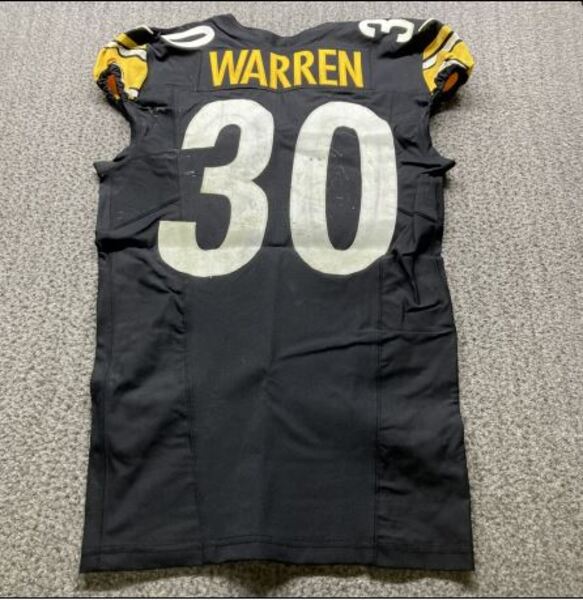Crucial Catch - Steelers Jaylen Warren Game Worn Jersey (10/29/23) Size 40
