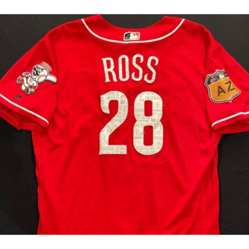 ROSS -- Authentic Reds Jersey -- $1 Jersey Auction -- $5 Shipping -- Size 46 (Not MLB Authenticated)