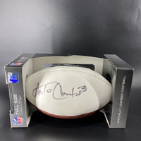 Jets - Antonio Cromartie Signed Panel Ball with Jets Logo