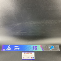 NFL - Lions Jared Goff 2023 Pro Bowl Games Nameplate Special Edition 2 of 3