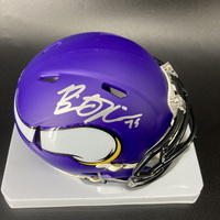 NFL - Vikings Brian O'Neal Signed Mini Helmet