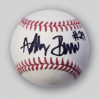 Addy Brown Autographed Baseball