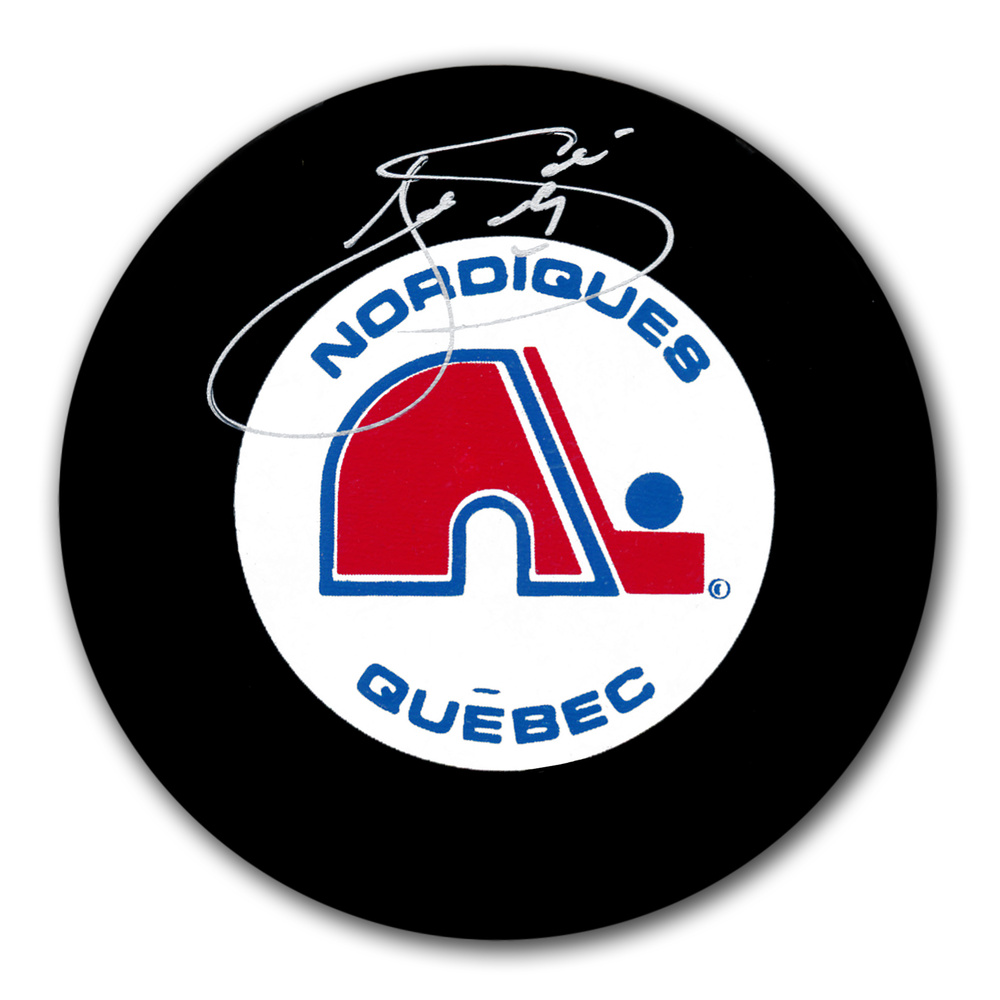 Joe Sakic Quebec Nordiques Autographed Puck