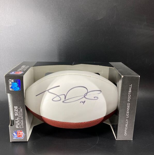 Jets - Sam Darnold Signed Panel Ball - Not Authenticated