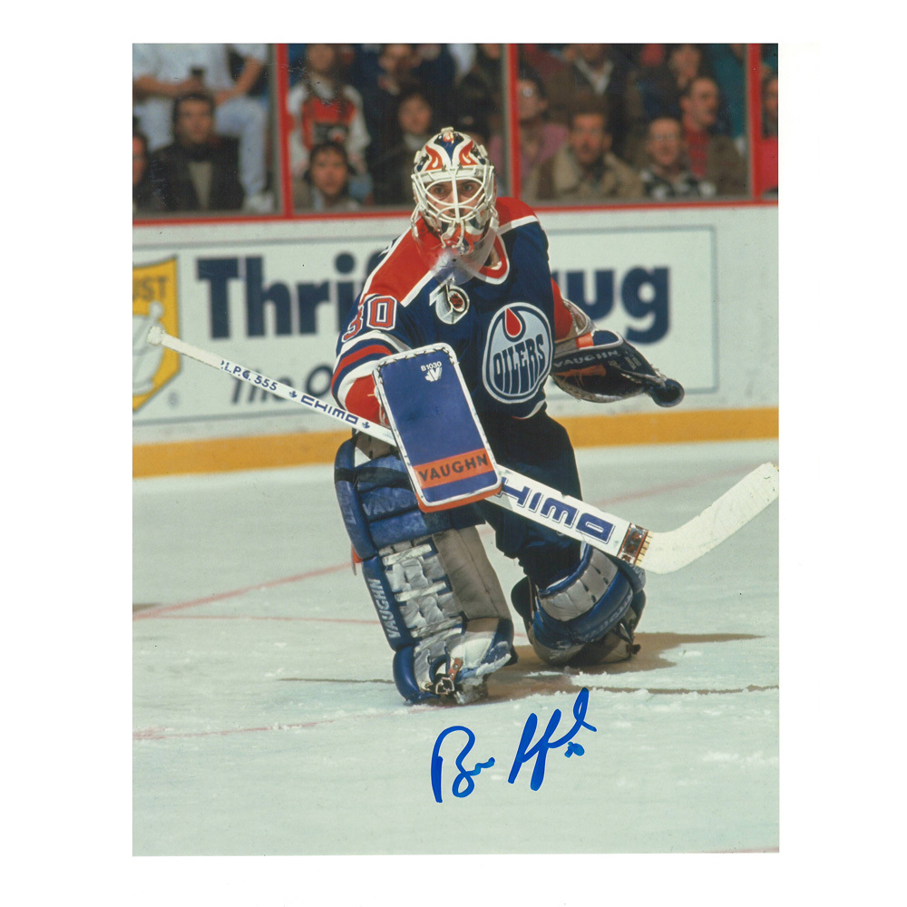 BILL RANFORD Signed Edmonton Oilers 8 X 10 Photo - 70371