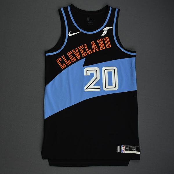 Image of Brandon Knight - Cleveland Cavaliers - Game-Worn Classic Edition 1994-96 Road Jersey - Dressed, Did Not Play - 2019-20 Season