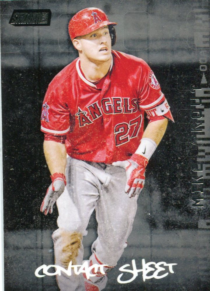 2017 Stadium Club Contact Sheet #CSMT Mike Trout