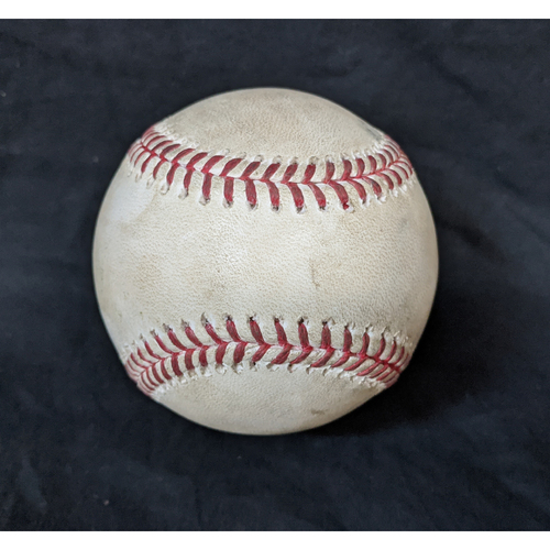 GameUsed Ball 8/17/20 Mariners Dodgers; Pitcher Justin Dunn, Batter