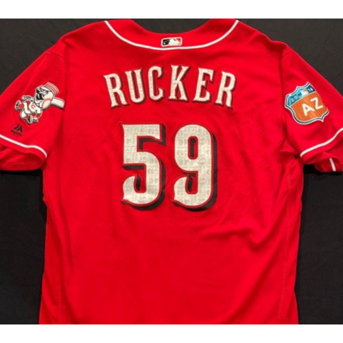 RUCKER -- Authentic Reds Jersey -- $1 Jersey Auction -- $5 Shipping -- Size 50 (Not MLB Authenticated)