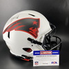 NFL - Patriots Ja'Lynn Polk Signed Authentic Lunar Eclipse Helmet