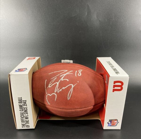 NFL - Colts Peyton Manning Signed Authentic Football