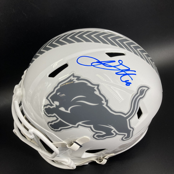 NFL - Lions Jared Goff Signed STS Replica Speed Helmet