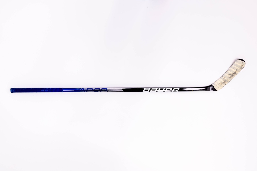 Signed and Game-Used Bauer Stick by #13 Alexis Lafrenière